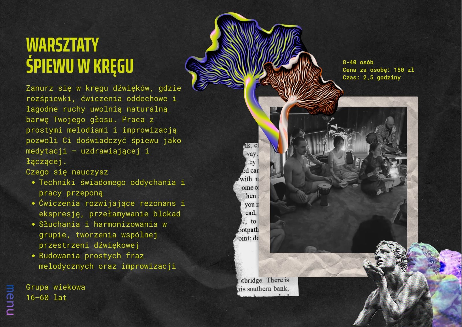 Makieta warsztatu Śpiew w kręgu